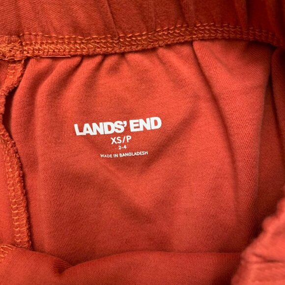 Lands' End Sport Knit Straight Leg Pant size XSmall orange - Picture 6 of 14